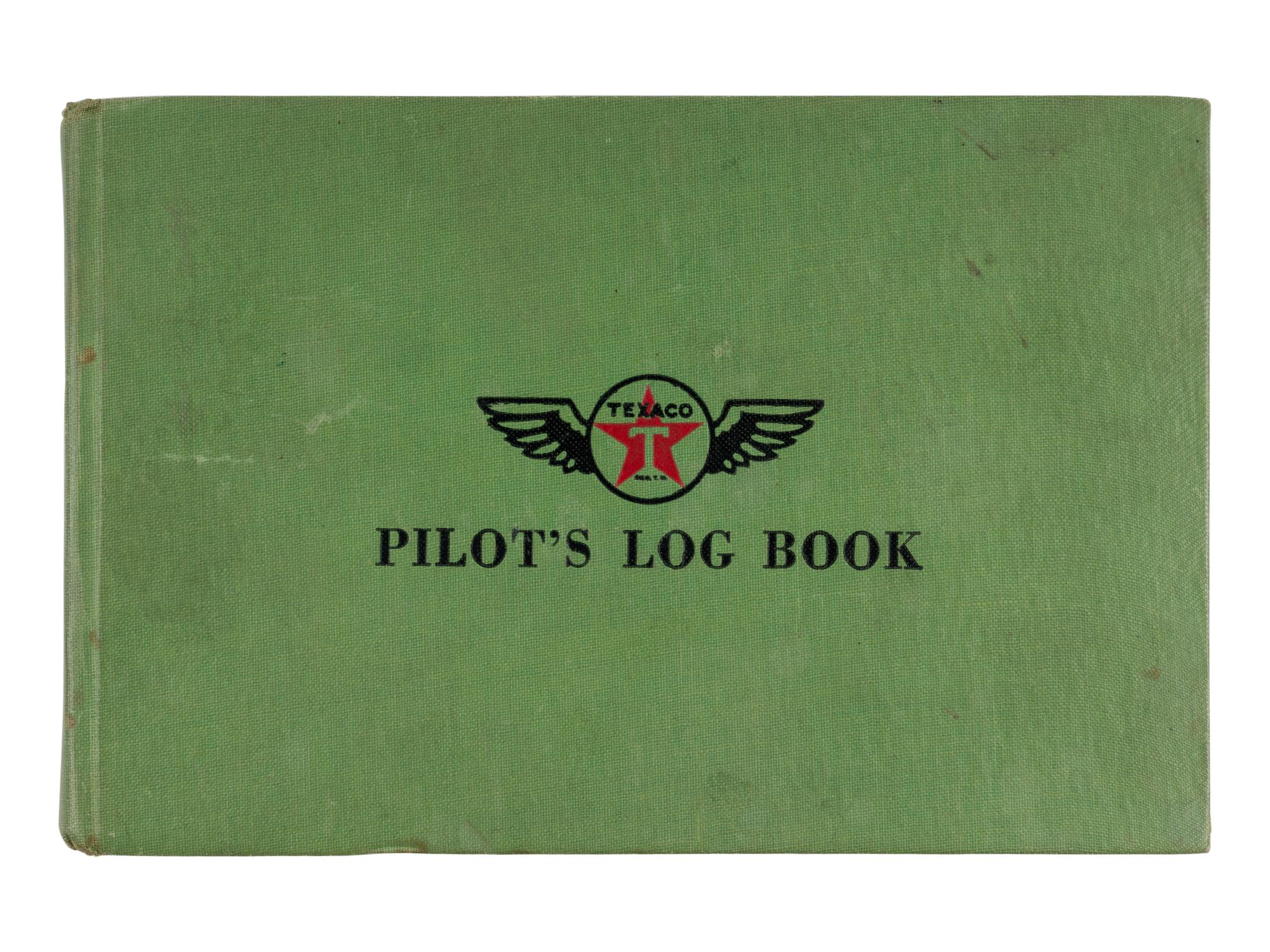 ALDRIN, Edwin E. "Buzz" (b. 1930). Korean War pilot's log book. 1953