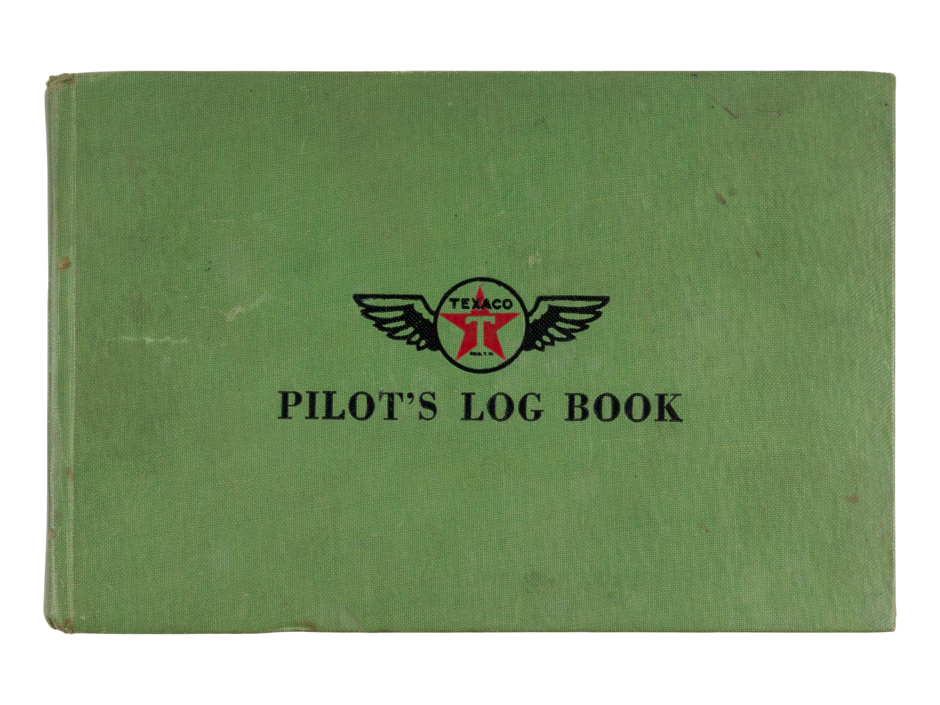ALDRIN, Edwin E. "Buzz" (b. 1930). Korean War pilot's log book. 1953