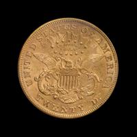 A United States 1873-S Liberty Head: Open 3 $20 Gold Coin