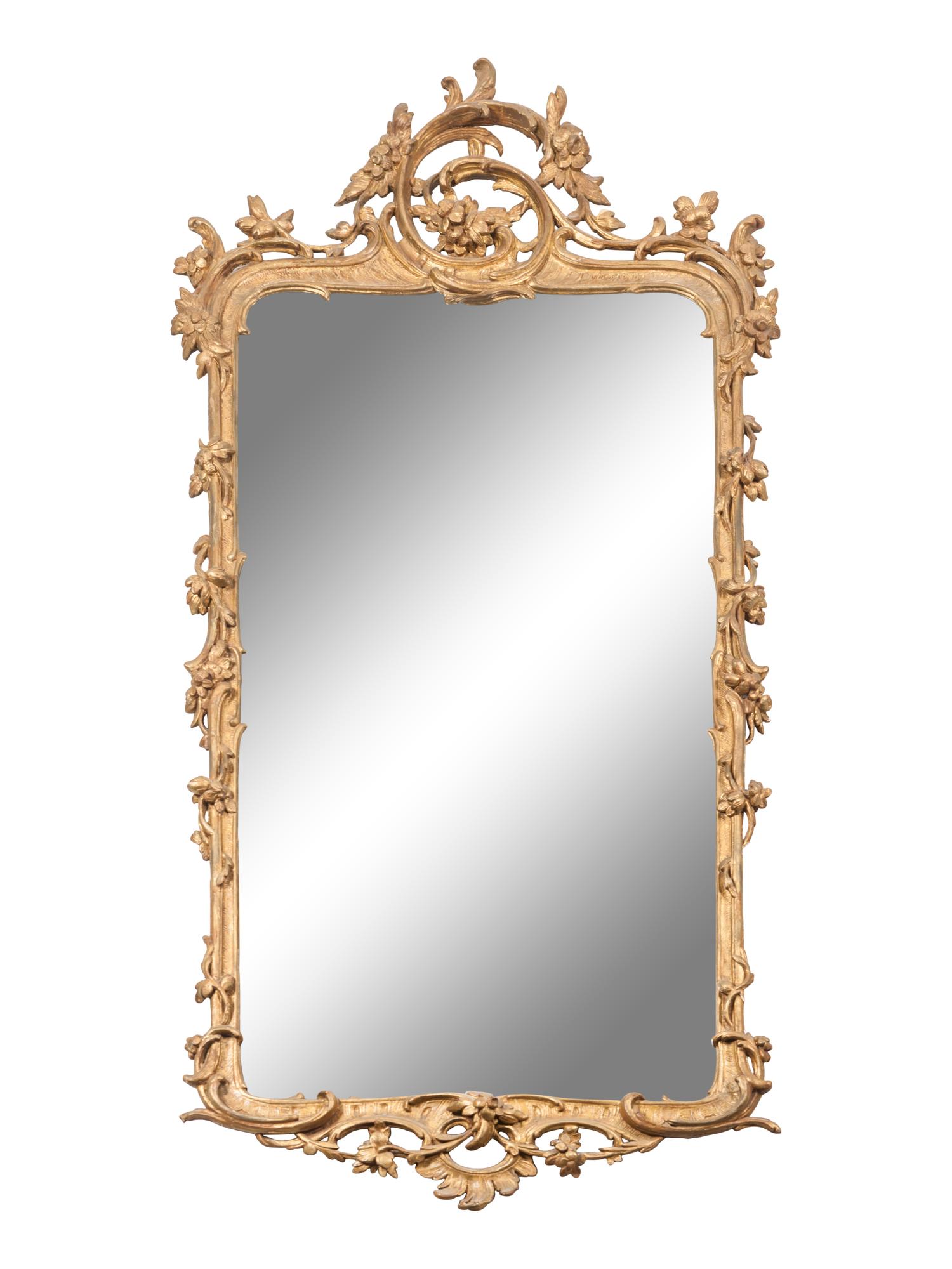 A George II Style Giltwood Mirror