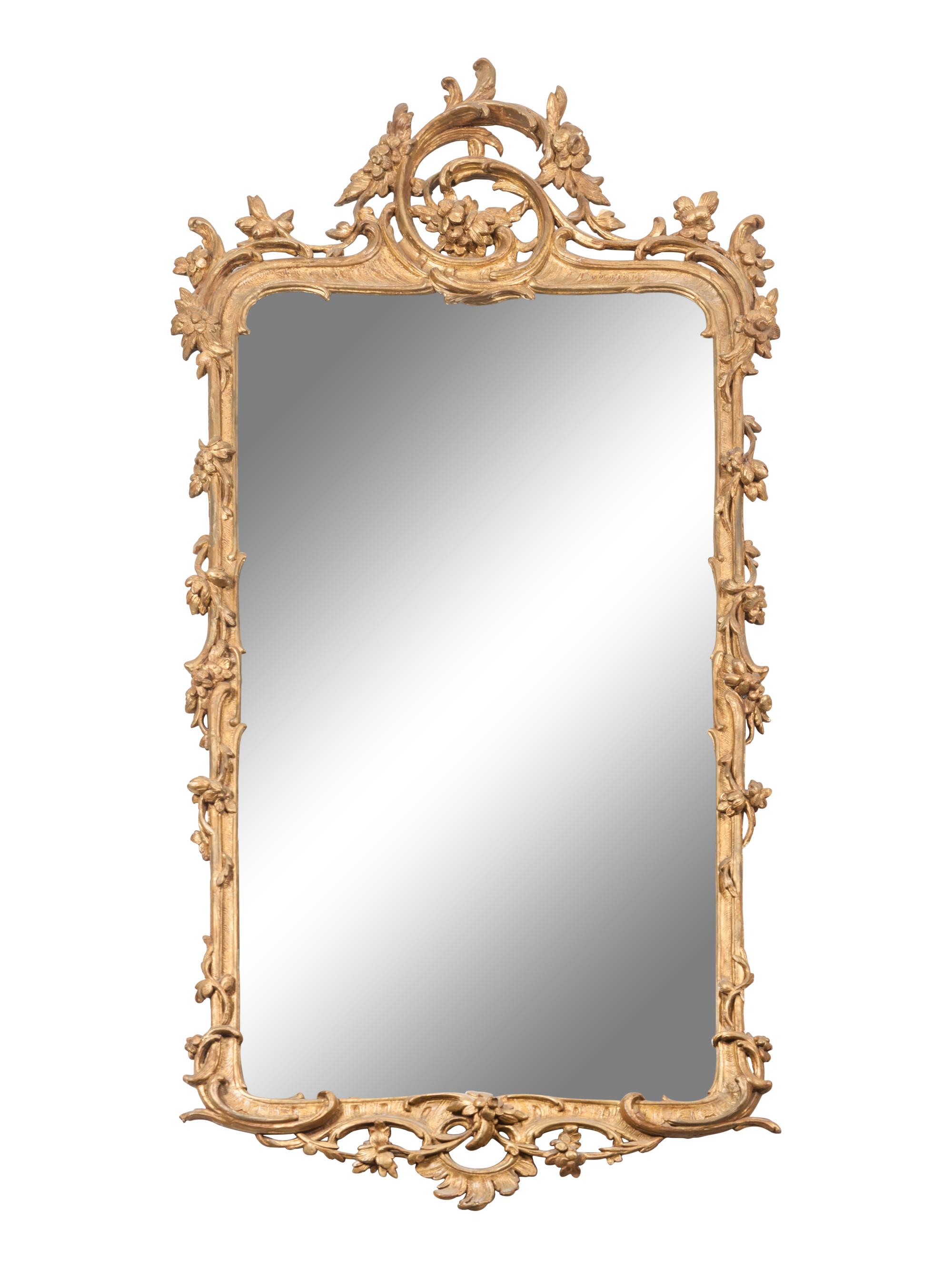 A George II Style Giltwood Mirror