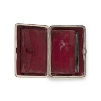 CARTIER, STERLING SILVER CIGARETTE CASE AND WALLET