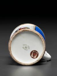 A Laundry Truck Driver's Porcelain Occupational Shaving Mug
