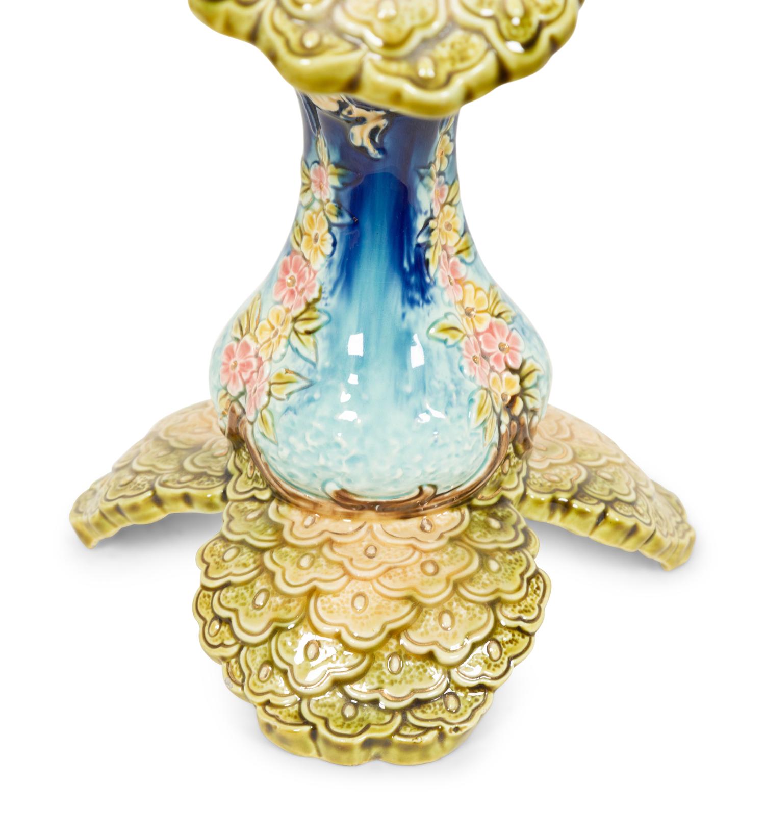 An Italian Majolica Center Piece