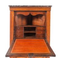 A Continental Fruitwood Corner Secrétaire à Abattant