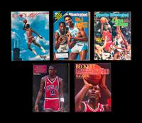 A Group of Michael Jordan Ephemera (Including First Sports Illustrated and 1988 Nike Poster),