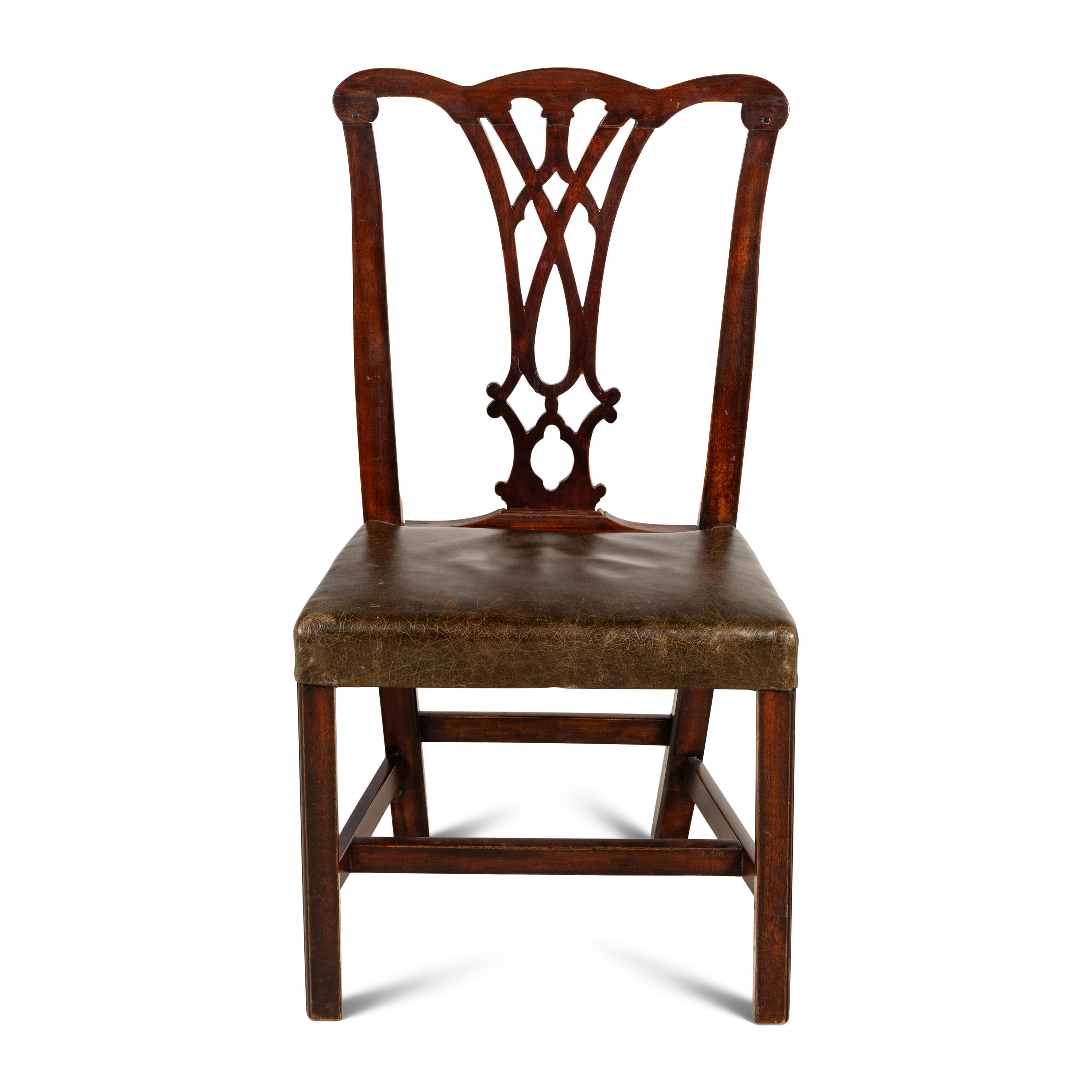 A George III Mahogany Side Chair