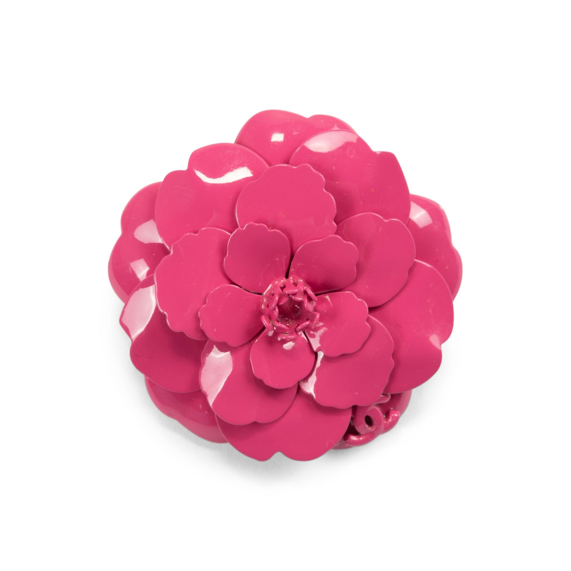 Five Chanel Items: Four Scarves and One Brooch, 1980-2000s