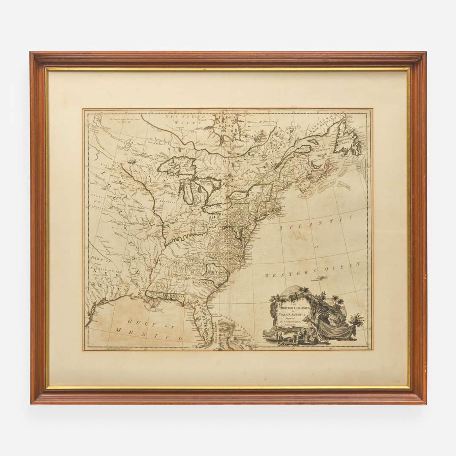 [American Revolution] Faden, William The British Colonies in North America