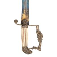 Windmann Style Eagle Head Officers Sword with Silvered Rococo Style Guard