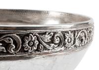 A Silver Mounted Rock Crystal Bowl
