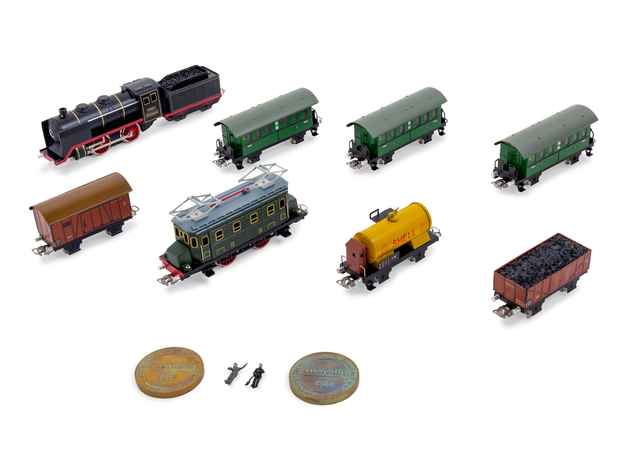 A Factory Boxed Marklin: 50th Anniversary Polychrome HO-Gauge Commemorative Set