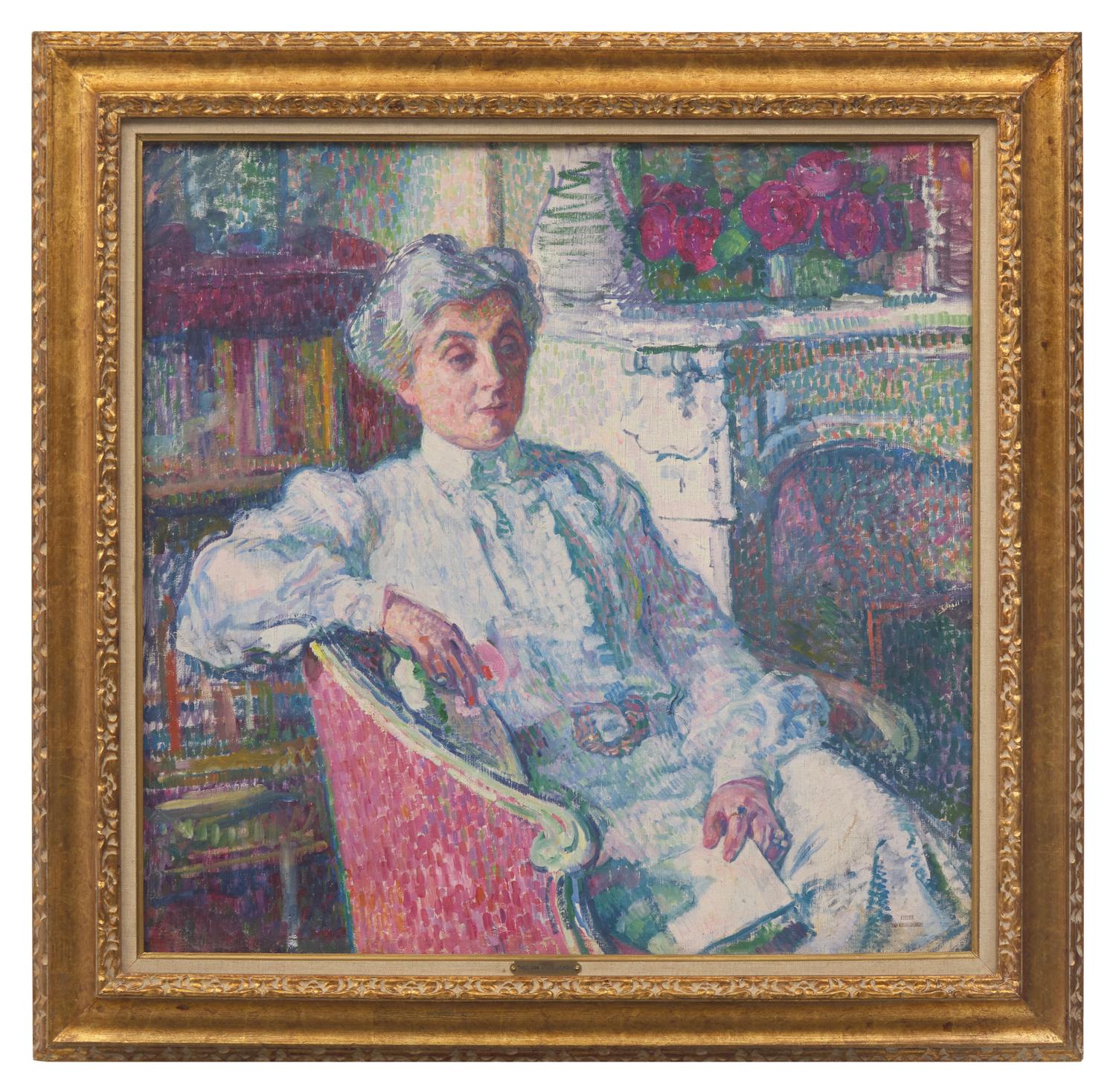 Maria van Rysselberghe au Coin du Feu, 1913