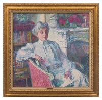 Maria van Rysselberghe au Coin du Feu, 1913