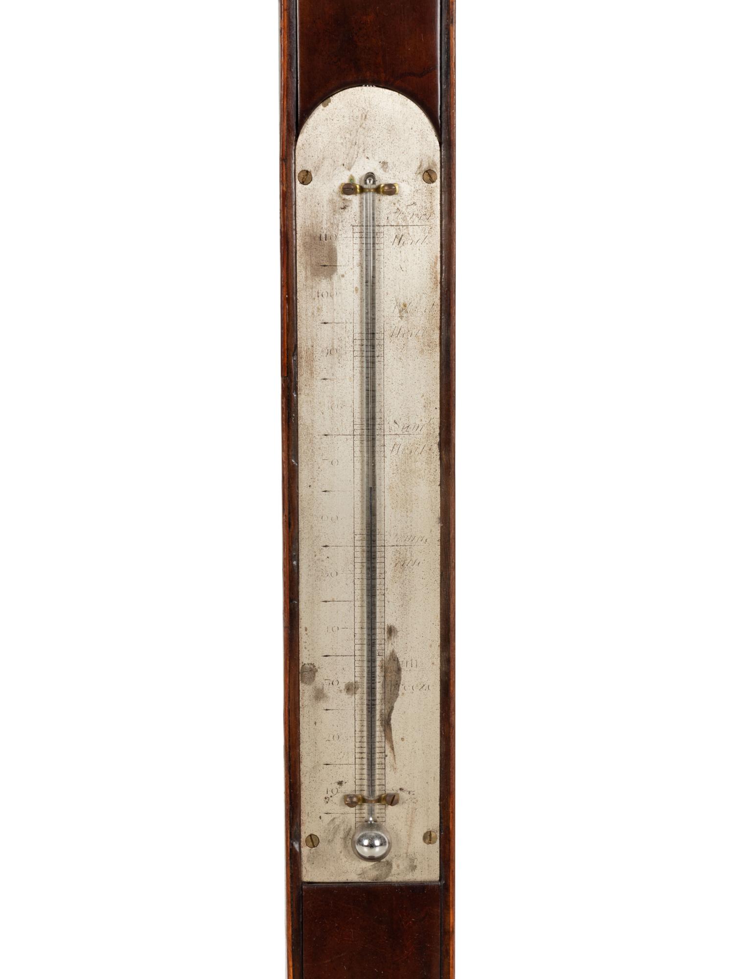 An Regency Mahogany Stick Barometer