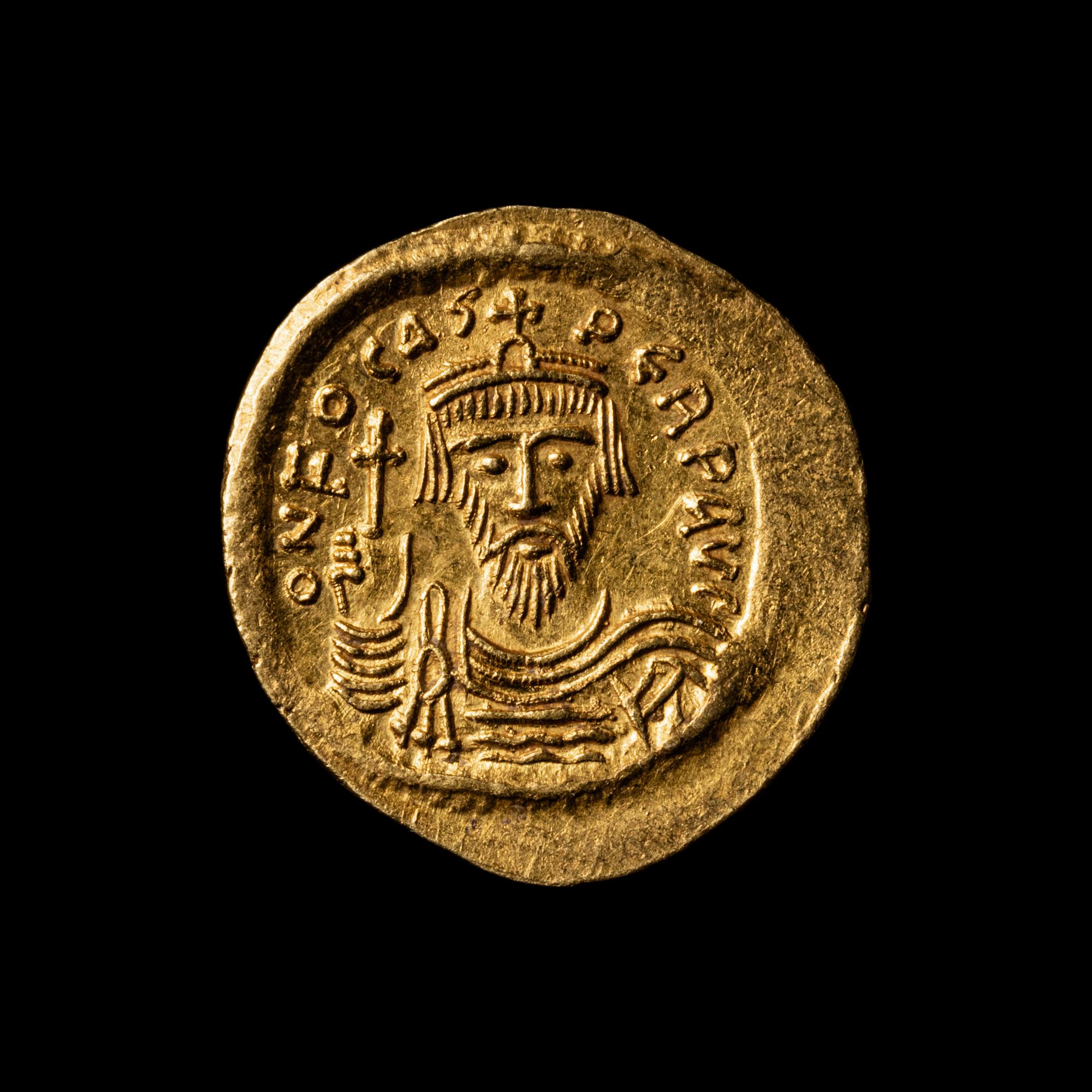 [ANCIENTS] BYZANTINE EMPIRE. Focas. Constantinople Mint (c. 607-609 AD). Av Solidus (4.5 g)