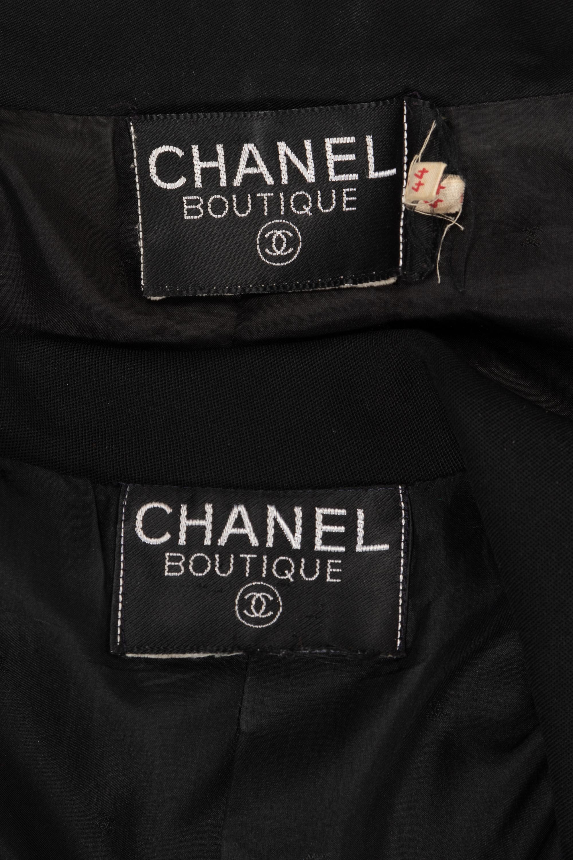 Two Chanel Double Breast Jackets, 1980-90s