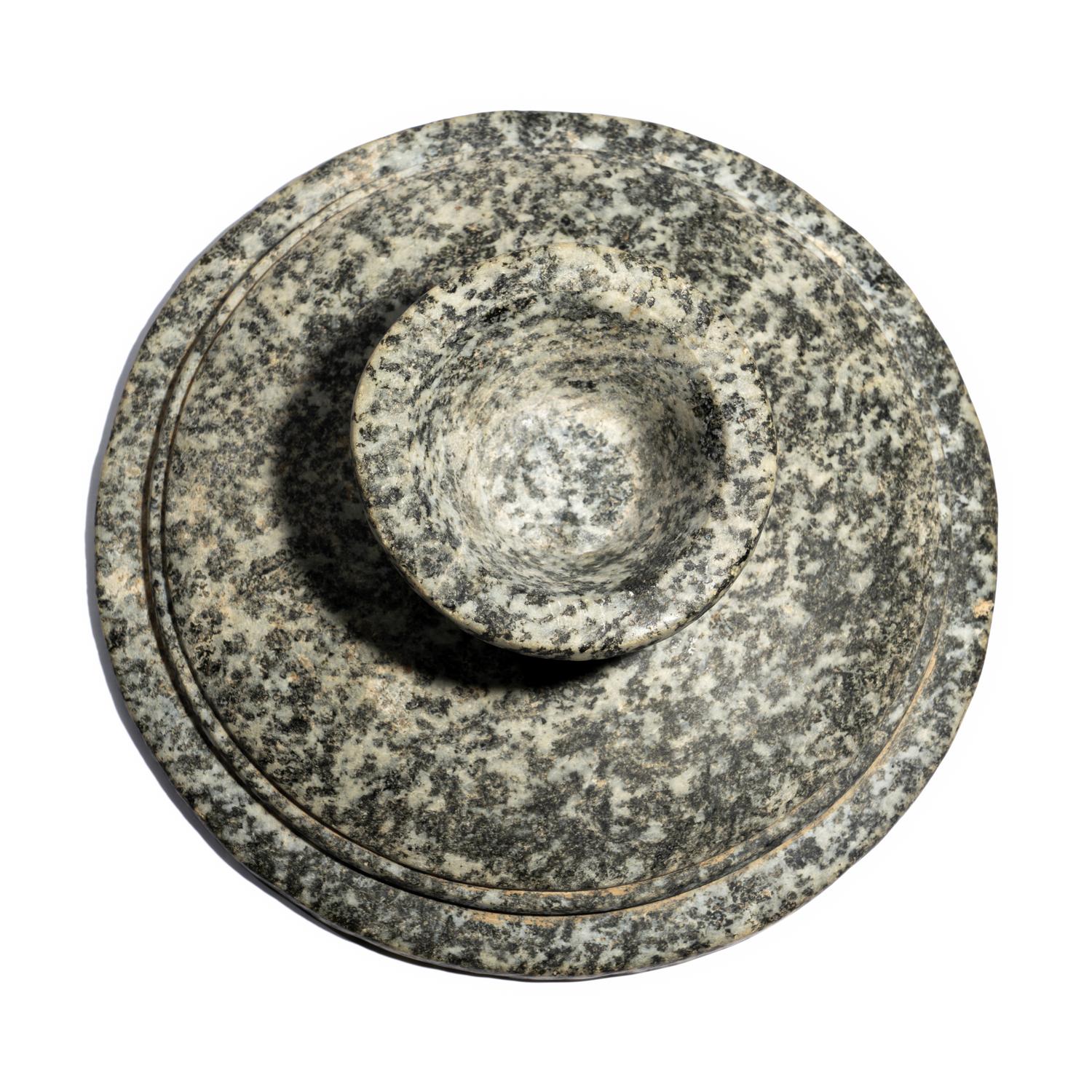An Achamenid Granodiorite Footed Bowl