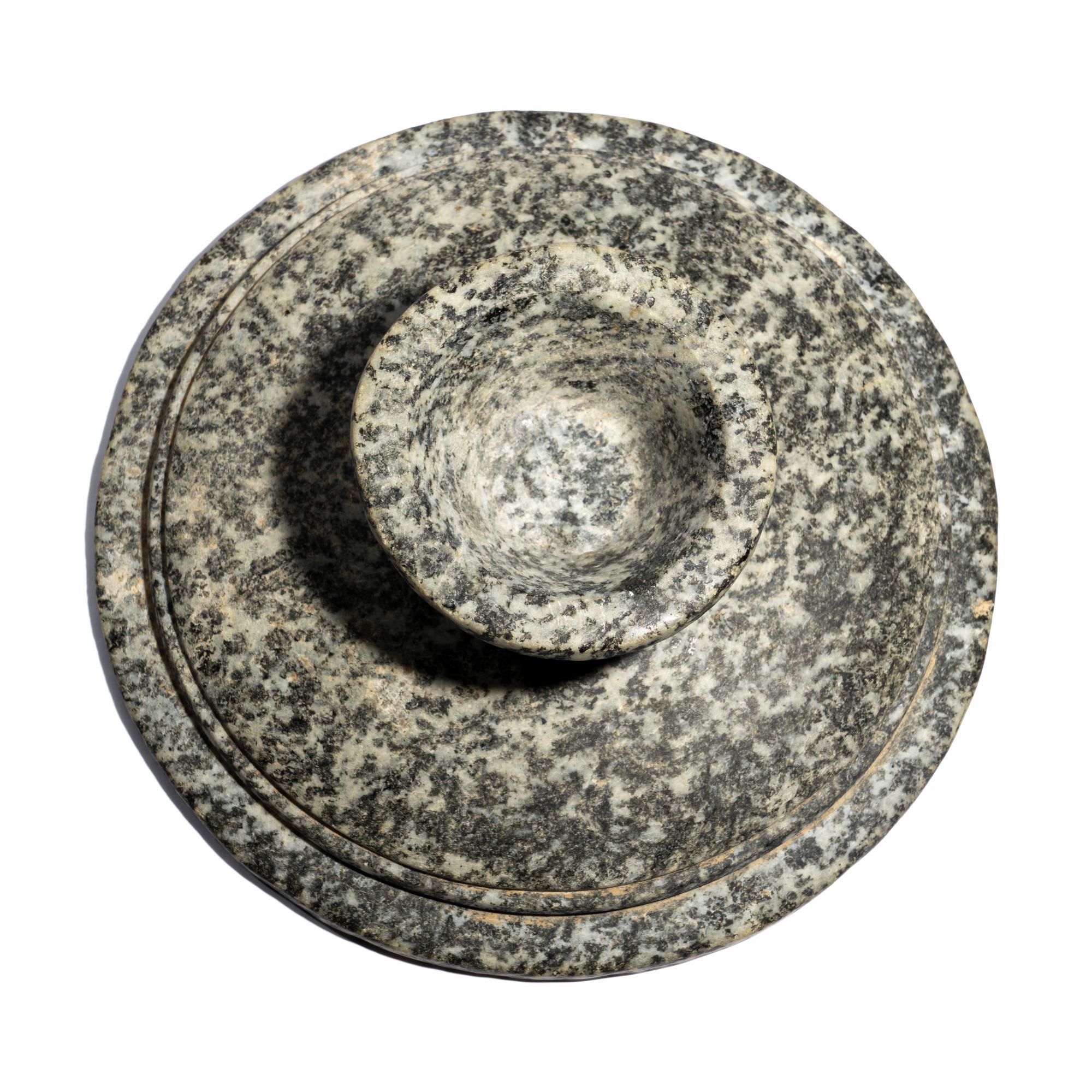 An Achamenid Granodiorite Footed Bowl