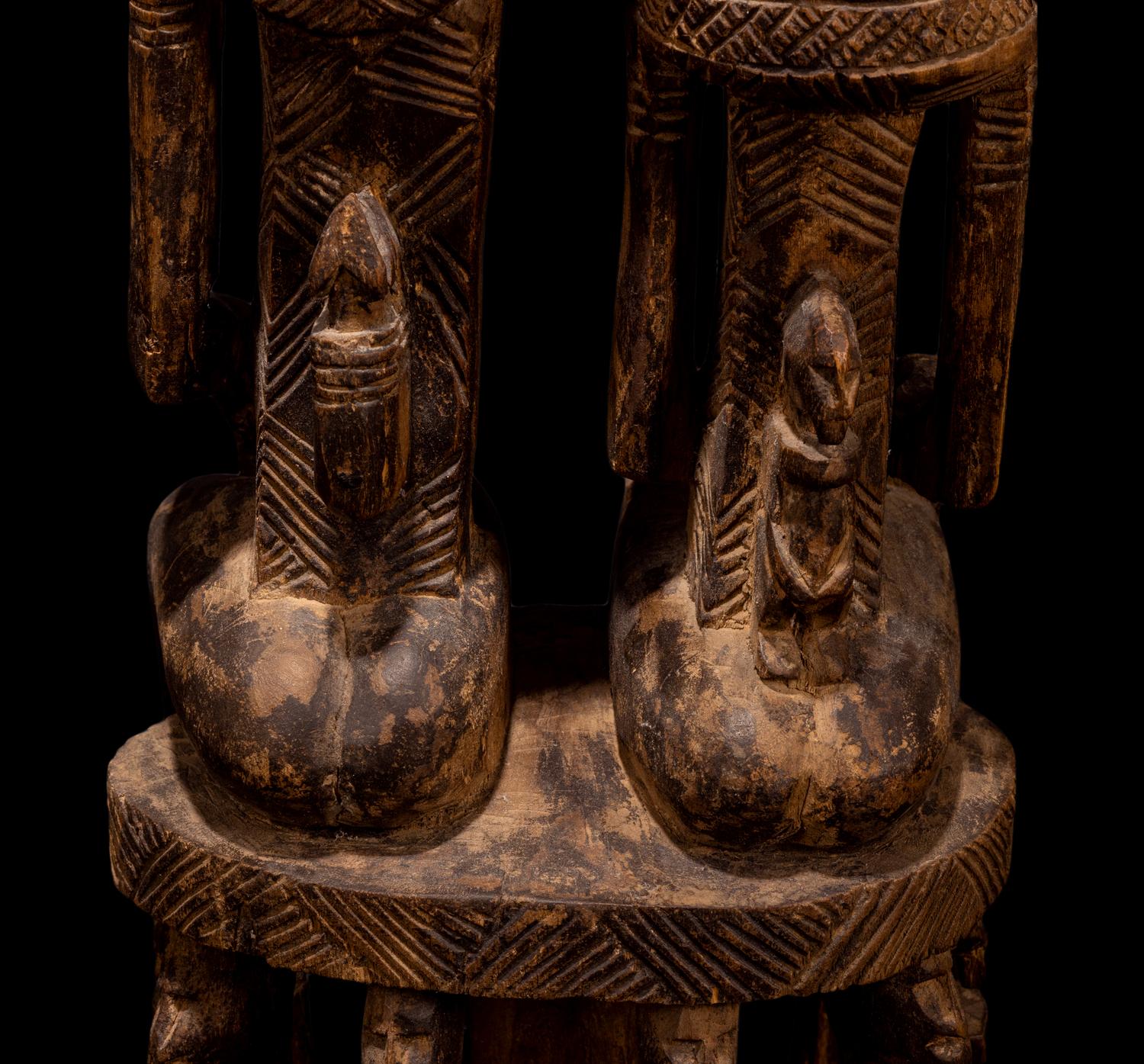 Two Senufo Wood Figures