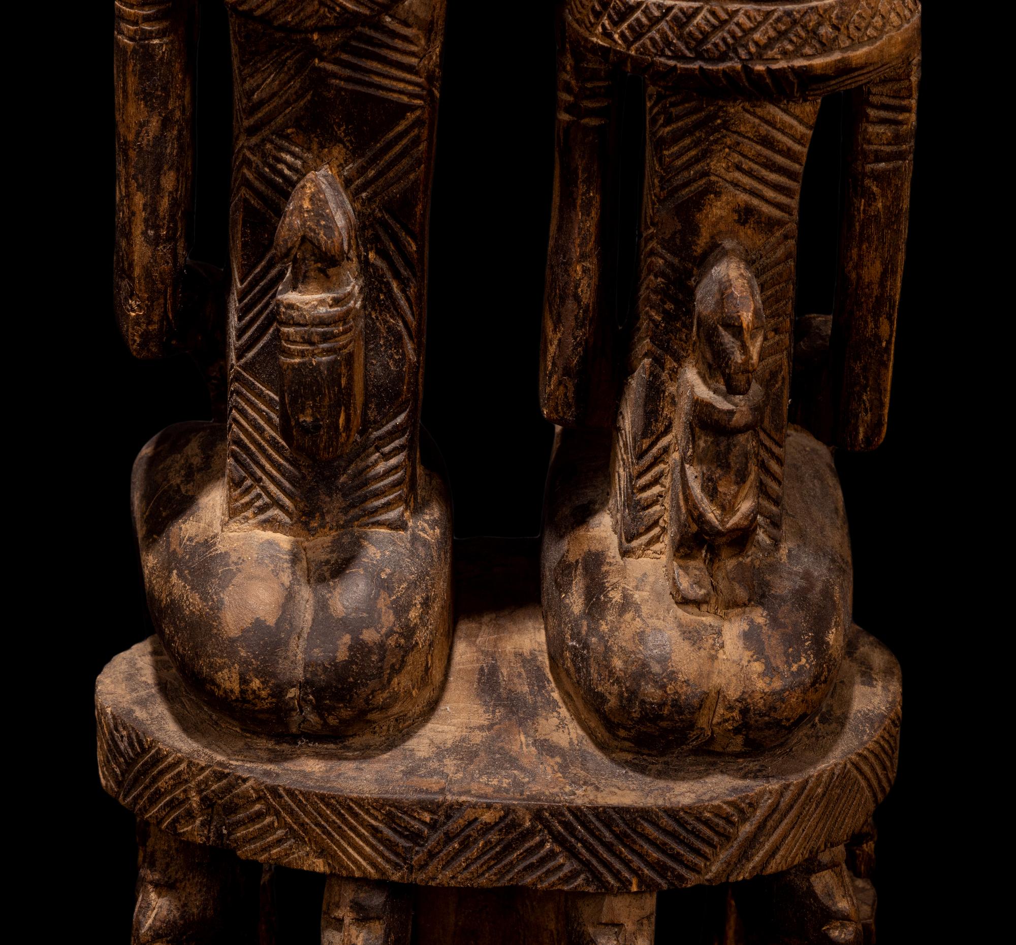 Two Senufo Wood Figures
