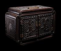A Chinese Carved Rosewood Chest