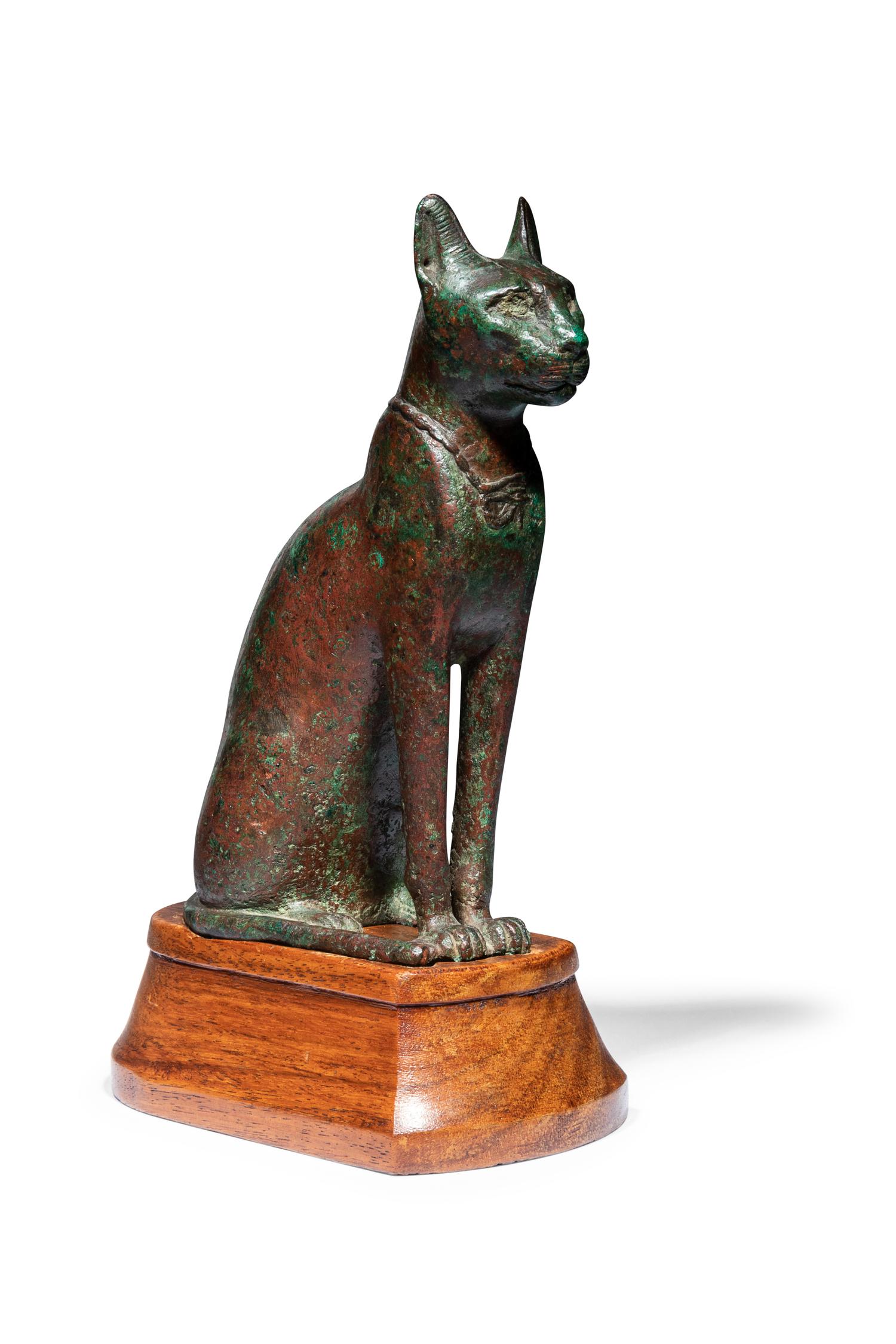 An Egyptian Bronze Cat
