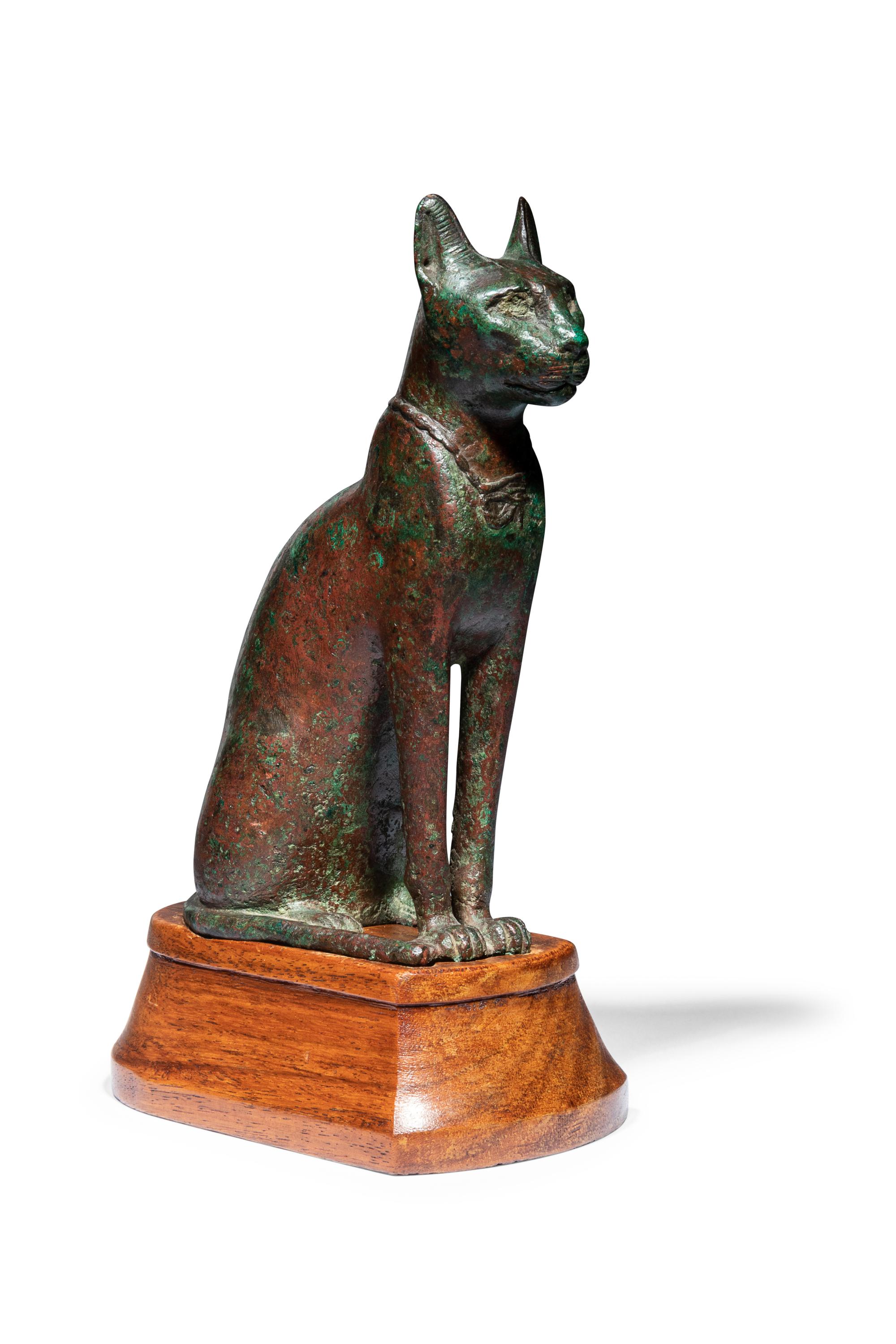 An Egyptian Bronze Cat
