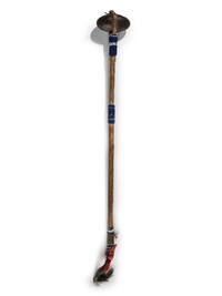 Plains Stone Club, with Beaded Handle