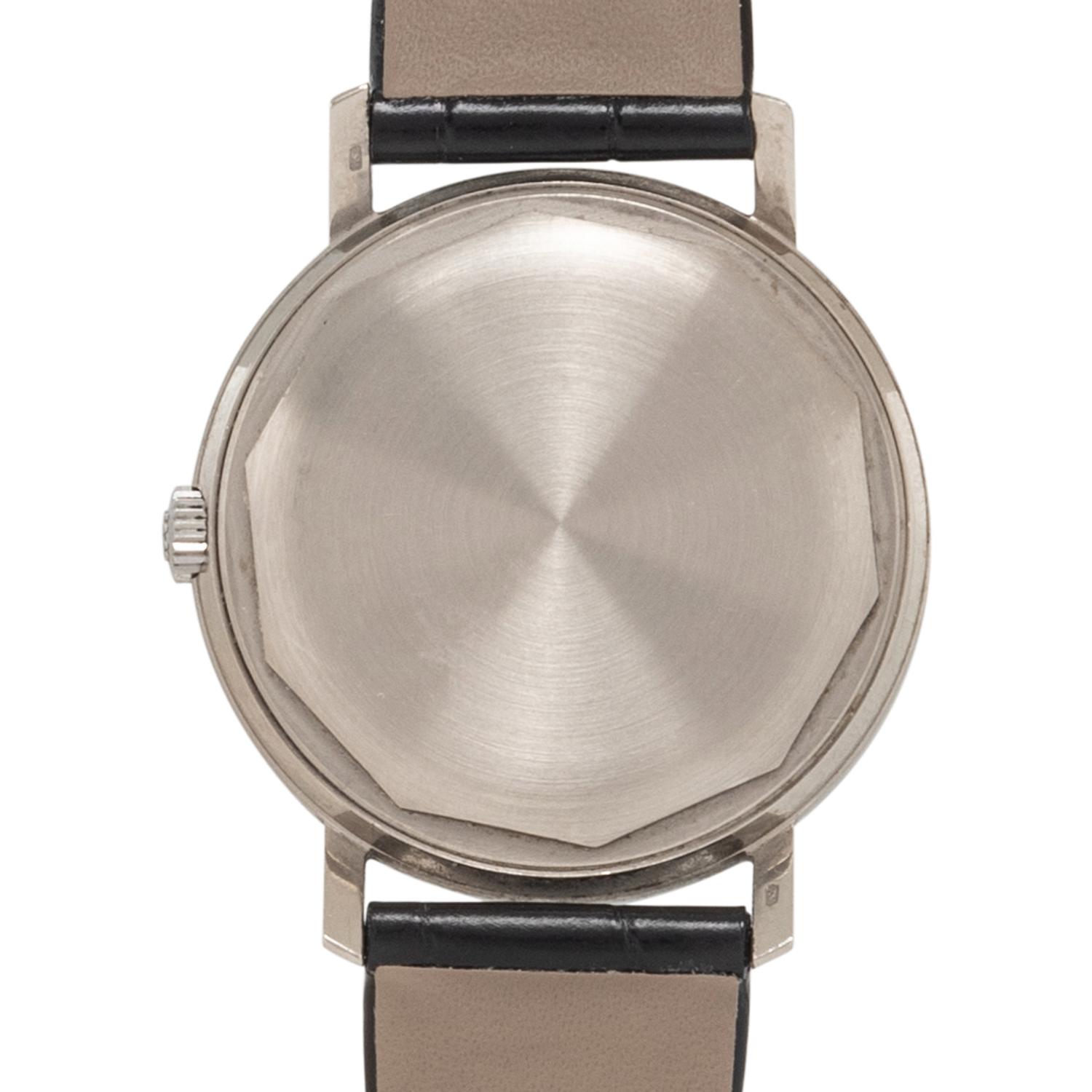 PATEK PHILIPPE, REF. 3445G 18K WHITE GOLD WATCH WITH EXTRACT FROM THE ARCHIVES