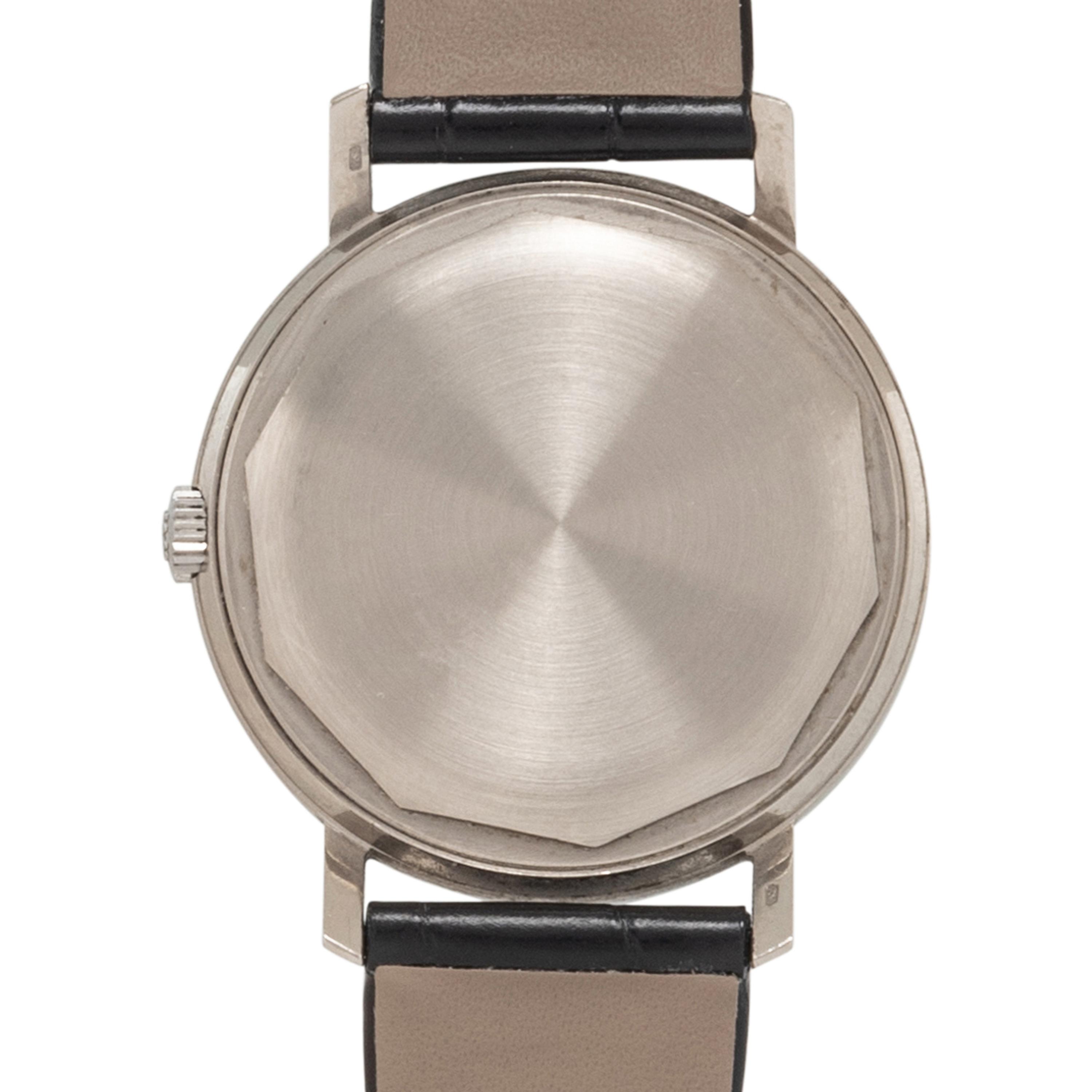 PATEK PHILIPPE, REF. 3445G 18K WHITE GOLD WATCH WITH EXTRACT FROM THE ARCHIVES