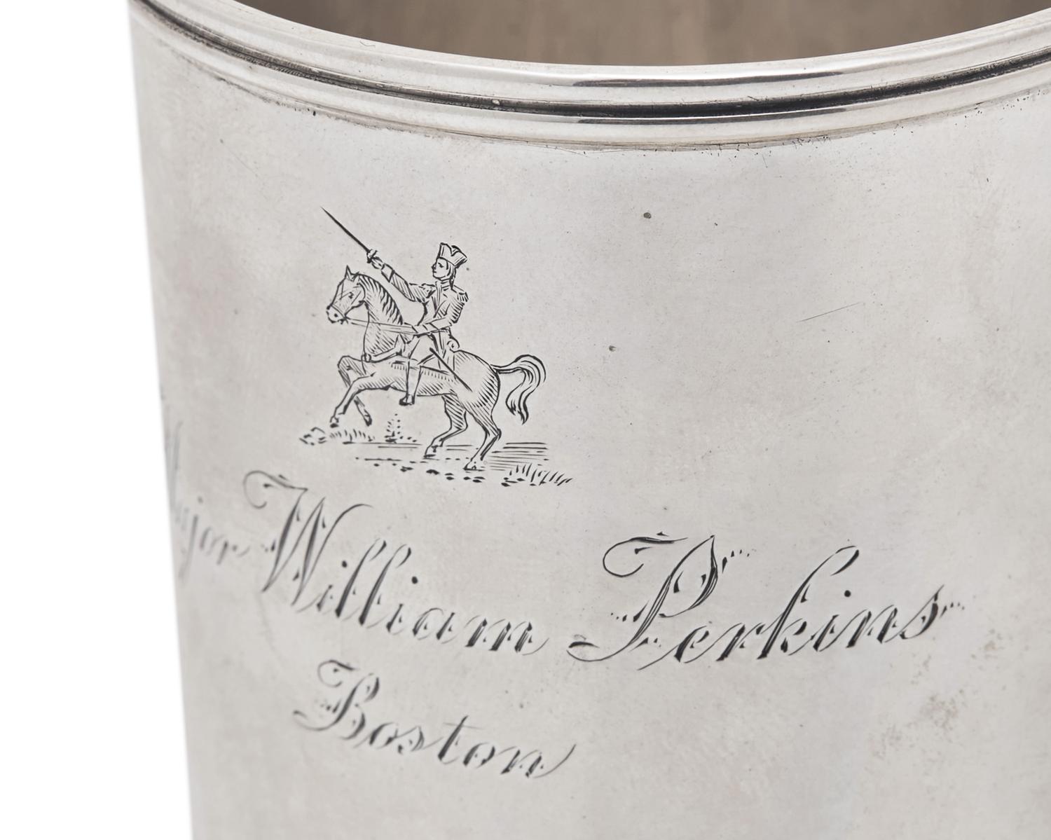 A Federal Silver Julep Cup Made for Major William Perkins (1742-1802) of Boston, Massachusetts