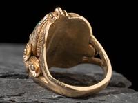 Navajo 14K Gold and Turquoise Ring