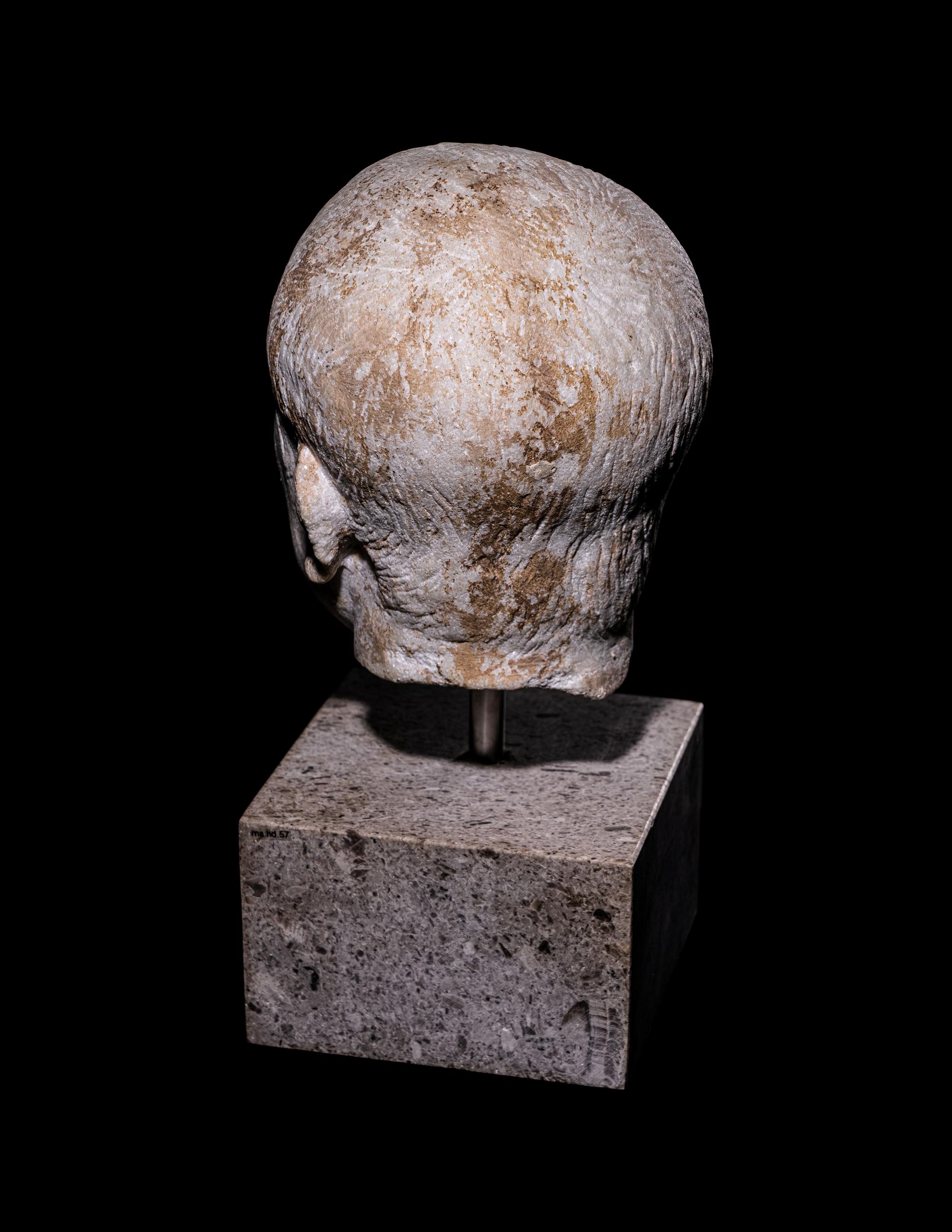 A Roman Marble Portrait Head of a Man