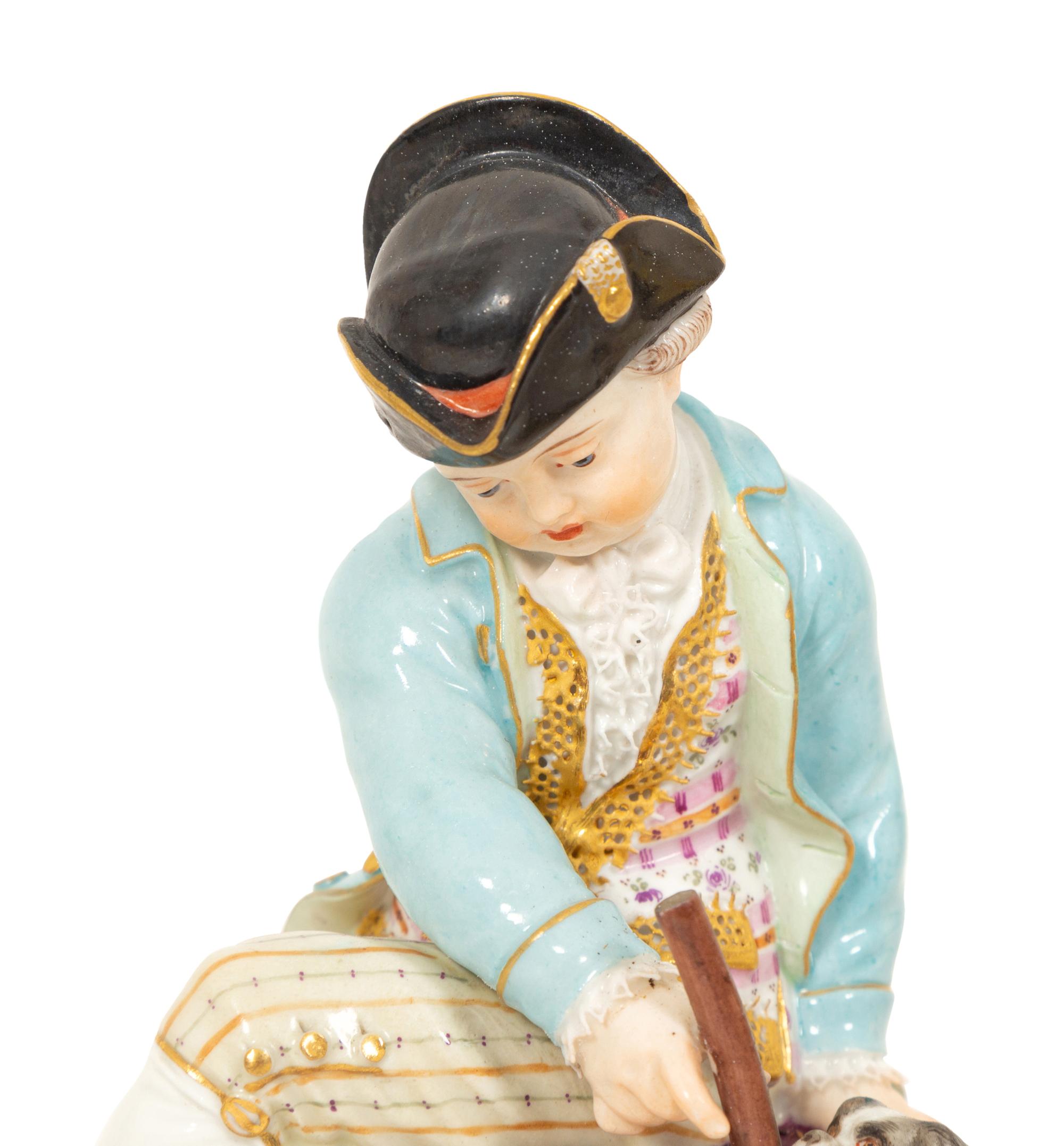 A Group of Five Meissen Porcelain Child Figures