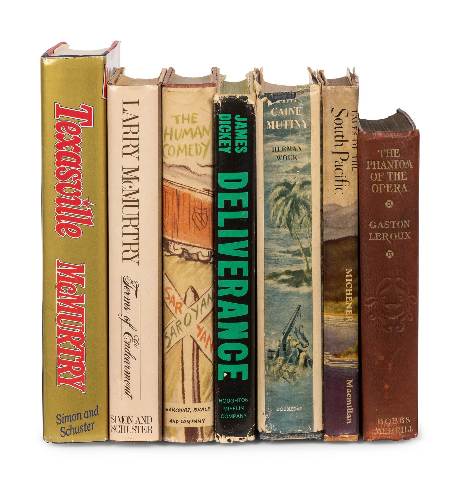 [LITERATURE ADAPTED TO FILM]. A group of 7 works, comprising: