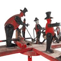 A Folk Art Polychrome Painted Whirligig