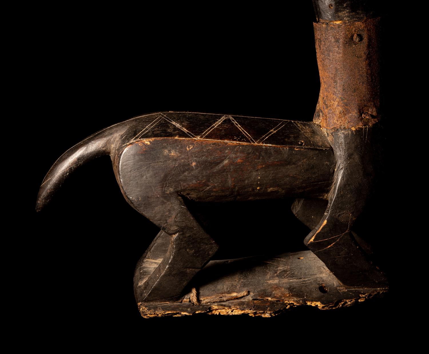 A Bamana Wood Antelope (Chiwara)