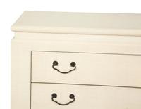 A Painted Raffia Chest of Drawers in the Manner of Karl Springer