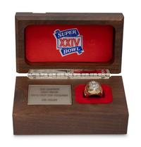 A San Francisco 49ers Super Bowl XXIV Champions Ring Presented to Scout Neil Schmidt With Original Presentation Case