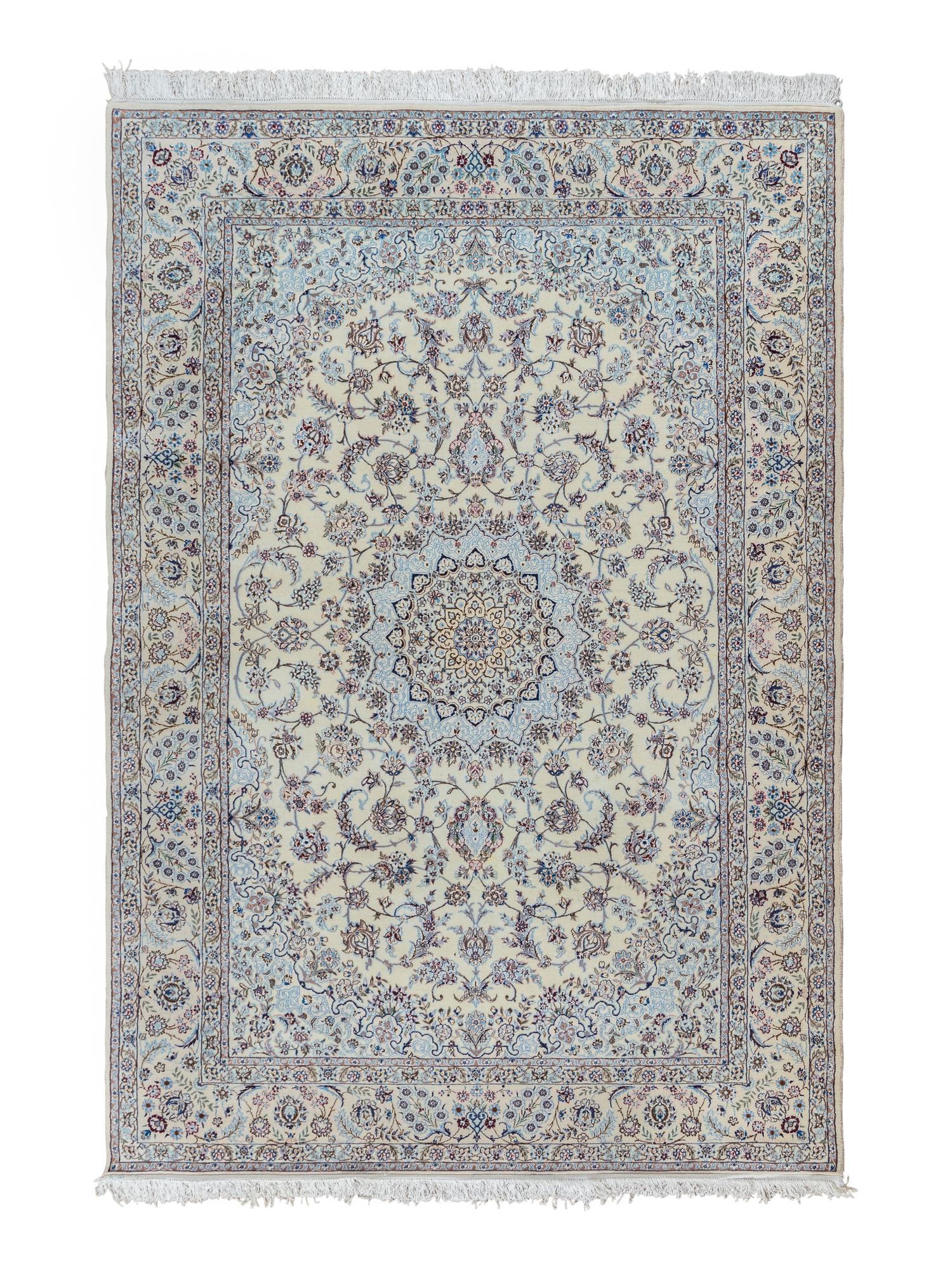 A Nain Silk Rug