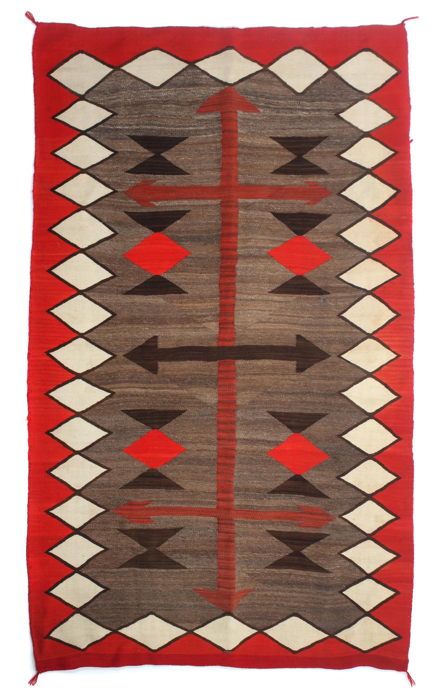 A Navajo Crystal Rug 81 x 55 inches. — CIRCA 1910