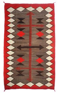 A Navajo Crystal Rug 81 x 55 inches. — CIRCA 1910