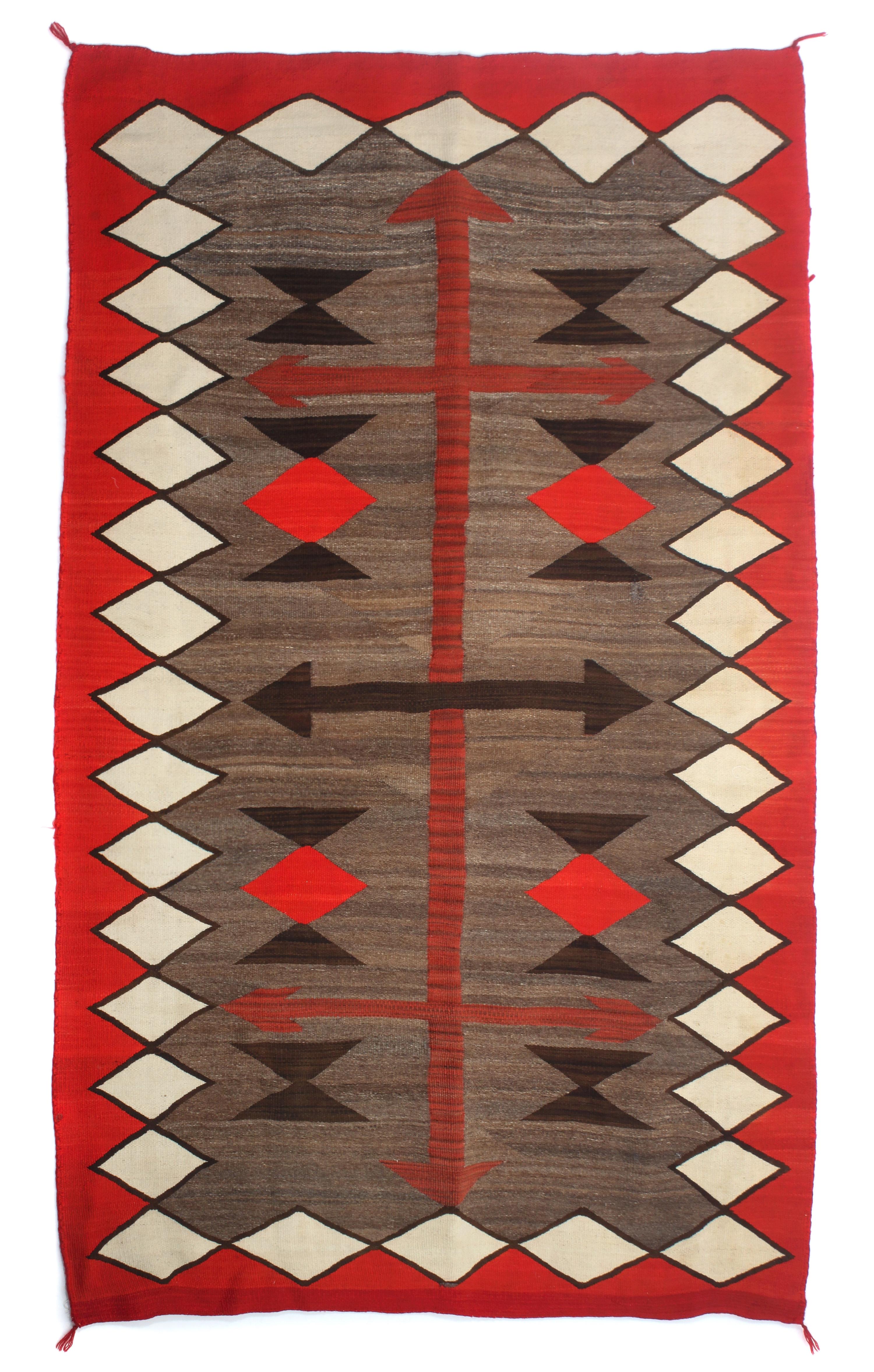 A Navajo Crystal Rug 81 x 55 inches. — CIRCA 1910