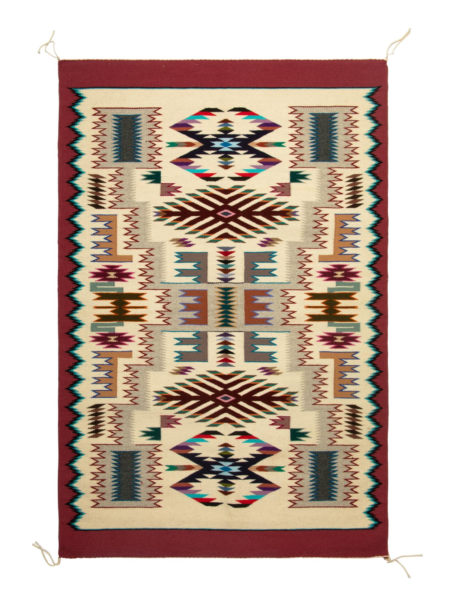 Navajo Jeweled Storm Pattern Weaving