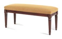 A Louis XVI Style Mahogany Bench