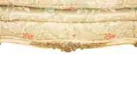 A Louis XV Style Painted and Parcel Gilt Sofa