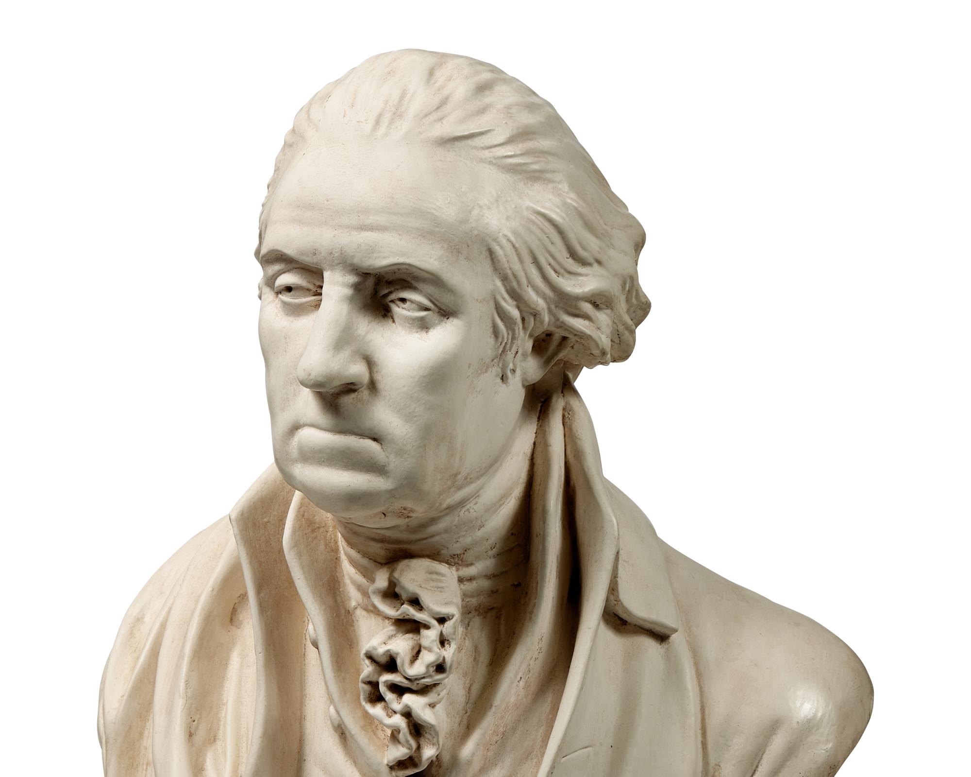 After William Rush (1756-1833), A Plaster Bust Of George Washington