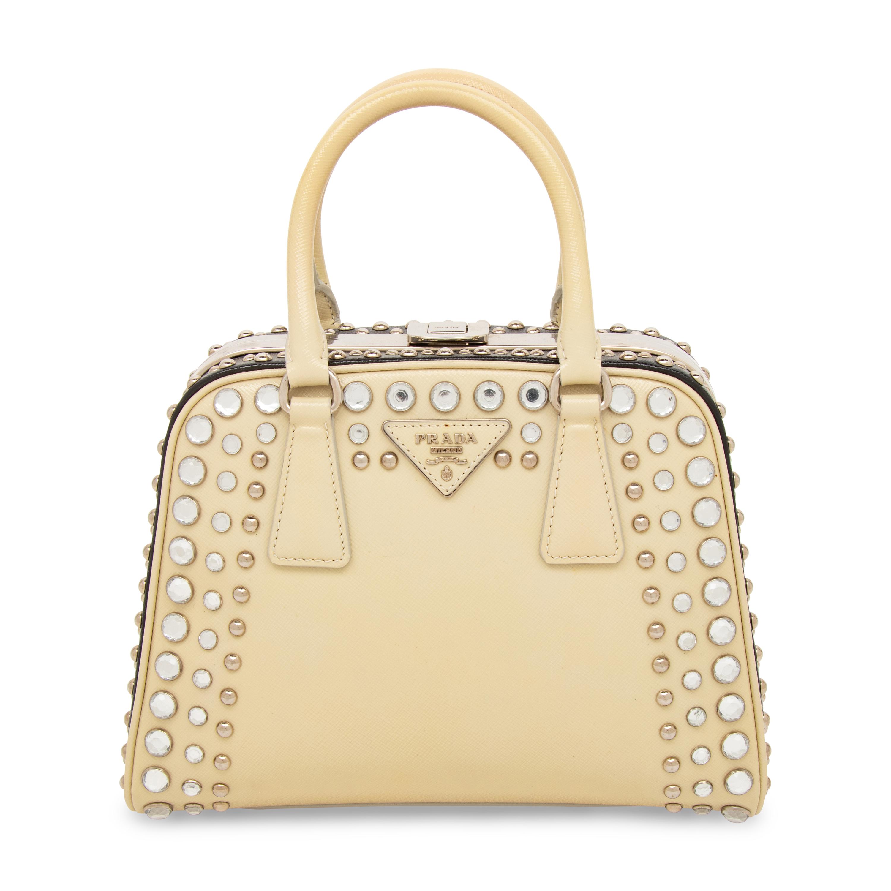 PRADA, CRYSTAL EMBELLISHED HANDBAG