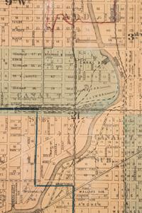 [CHICAGO] -- Park & Guide Map of Chicago . Chicago: Jas. Van Vechten, 1873.